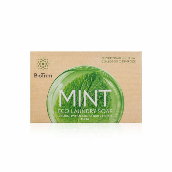 Saimniecības ziepes BioTrim Eco Laundry Soap MINT ar piparmētru aromātu 125 g