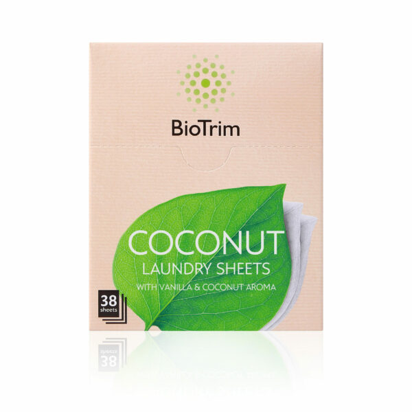 Plāksnes delikātu audumu mazgāšanai BioTrim COCONUT, 38 gb