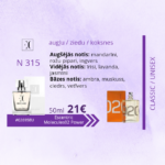 Unisex smaržas EC 315, 50ml