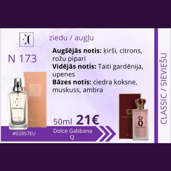Sieviešu smaržas EC Classic 173, 50ml