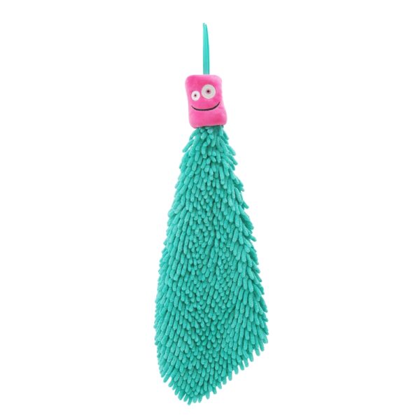 Bērnu dvielis rokām Green Fiber & Totty, tirkīzzils - Image 3