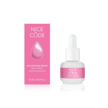 NICE CODE Serums ādai ap acīm ar kofeīnu, 15 ml